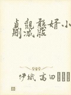 贞观憨婿小说无删减版