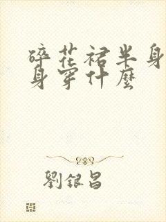 碎花裙半身裙上身穿什么