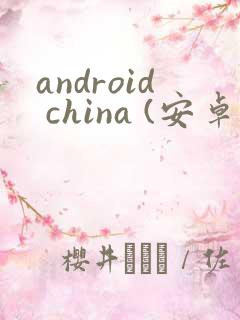 android china (安卓系统国内)