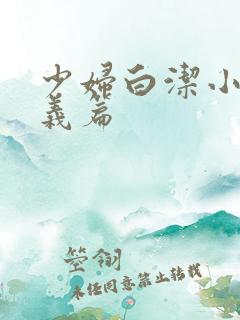 少妇白洁小说高义篇