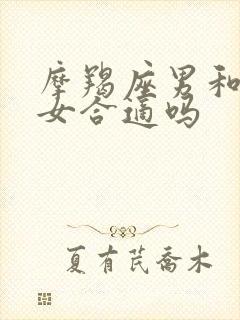 摩羯座男和天秤女合适吗