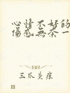 心情不好的说说伤感无奈一句话