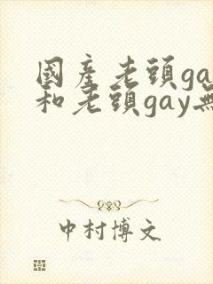 国产老头gay和老头gay无套