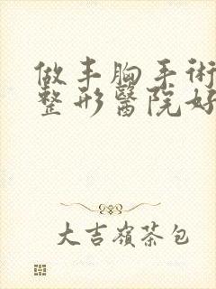 做丰胸手术那家整形医院好