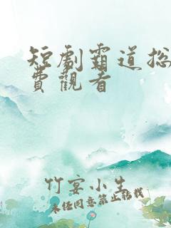 短剧霸道总裁免费观看