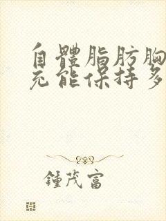 自体脂肪胸部填充能保持多久