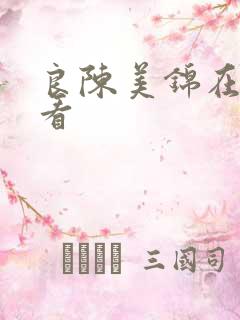 良陈美锦在线观看