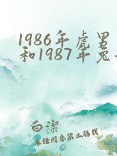 1986年虎男和1987年兔女婚姻如何