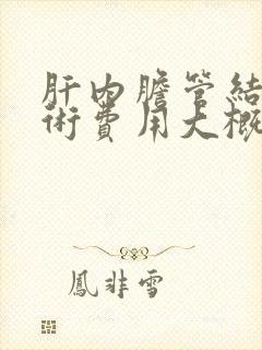 肝内胆管结石手术费用大概多少钱有医保