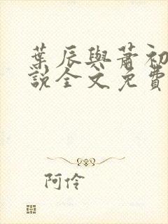 叶辰与萧初然小说全文免费阅读