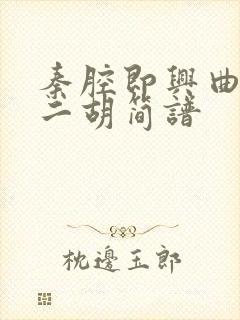 秦腔即兴曲d调二胡简谱