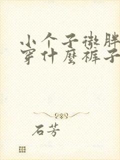 小个子微胖适合穿什么裤子