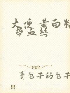 大便 黄白粘液 带血丝