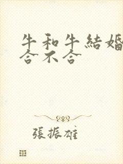 牛和牛结婚属相合不合