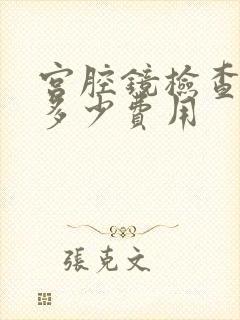 宫腔镜检查一般多少费用