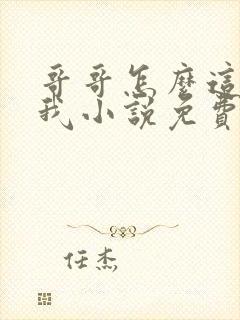 哥哥怎么这样看我小说免费阅读无弹窗