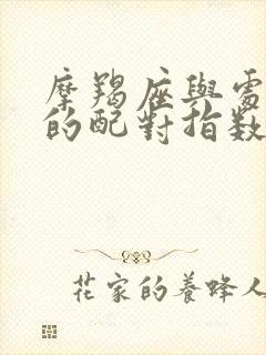 摩羯座与处女座的配对指数