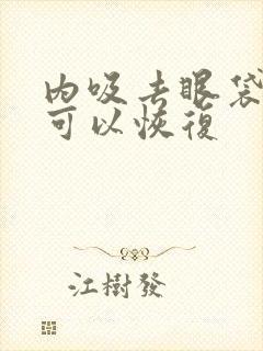 内吸去眼袋多久可以恢复