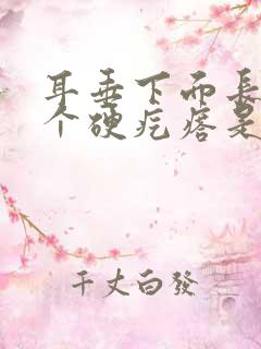 耳垂下面长了一个硬疙瘩是怎么回事