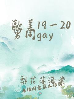 欧美19一20男同gay