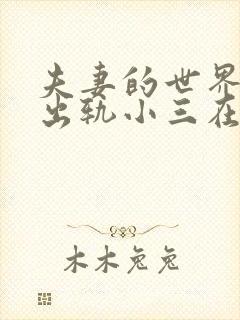 夫妻的世界男主出轨小三在哪一集