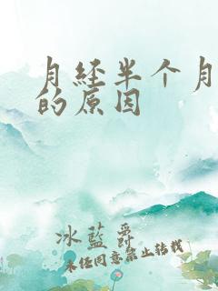 月经半个月不走的原因