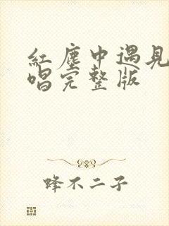 红尘中遇见你原唱完整版