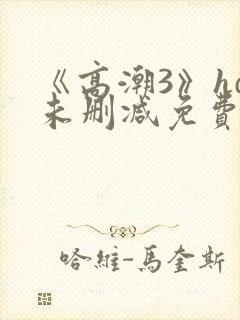 《高潮3》hd未删减免费看