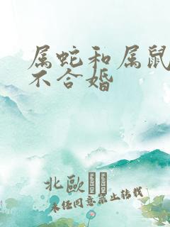 属蛇和属鼠的合不合婚