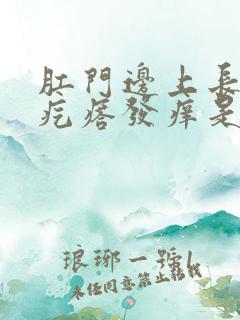 肛门边上长了个疙瘩发痒是怎么回事