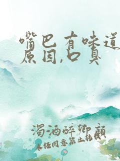 嘴巴有味道什么原因,口臭