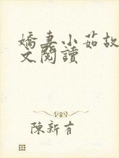 娇妻小茹故事全文阅读