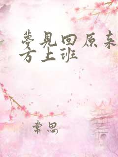 梦见回原来的地方上班