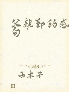 父亲节的感恩语句