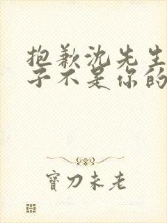 抱歉沈先生,孩子不是你的 短剧