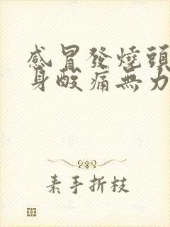 感冒发烧头疼浑身酸痛无力吃什么药