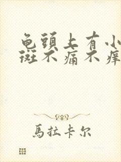 龟头上有小片红斑不痛不痒是怎么回事