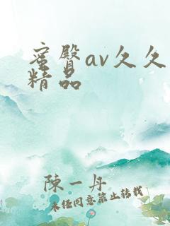 蜜臀av久久久精品