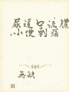 尿道口流脓流血,小便刺痛