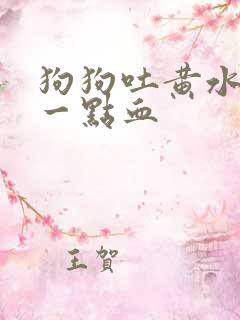 狗狗吐黄水还带一点血