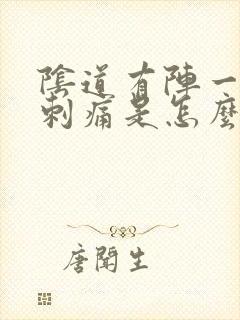 阴道有阵一阵的刺痛是怎么回事