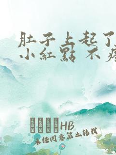 肚子上起了好多小红点 不疼不痒