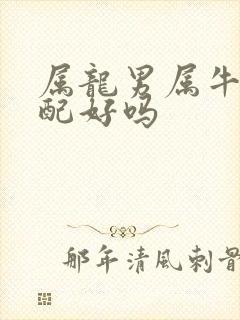 属龙男属牛女婚配好吗