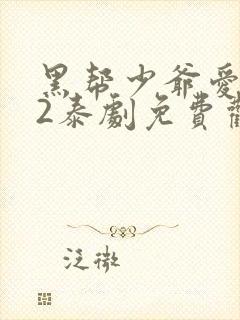 黑帮少爷爱上我2泰剧免费观看