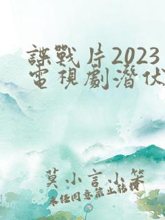 谍战片2023电视剧潜伏者免费观看