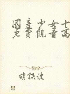 国产少女十九岁免费观看高清电视剧