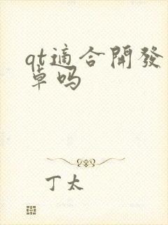 qt适合开发安卓吗