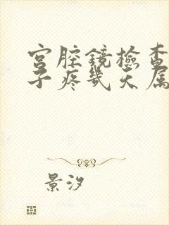 宫腔镜检查后肚子疼几天属正常