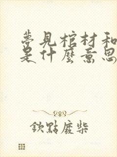 梦见棺材和死人是什么意思有什么预兆