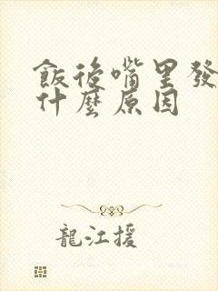 饭后嘴里发苦是什么原因